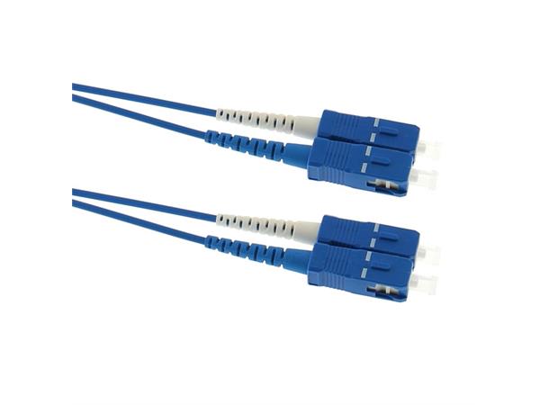Fiberpatch SC-SC 10/125 G657A2 blå  5,0m LSZH FTTH 